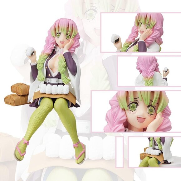 Mitsuri Kanroji Action Eat Rice Balls Toys Collection Love Pillar - Picture 2 of 6
